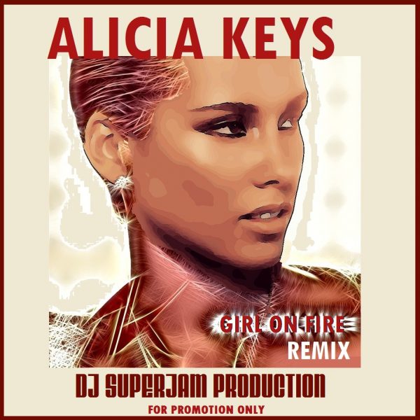 Alicia Keys Feat Nicki Minaj Girl on Fire Snippet (Superjam Remix